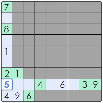 sudoku hidden single